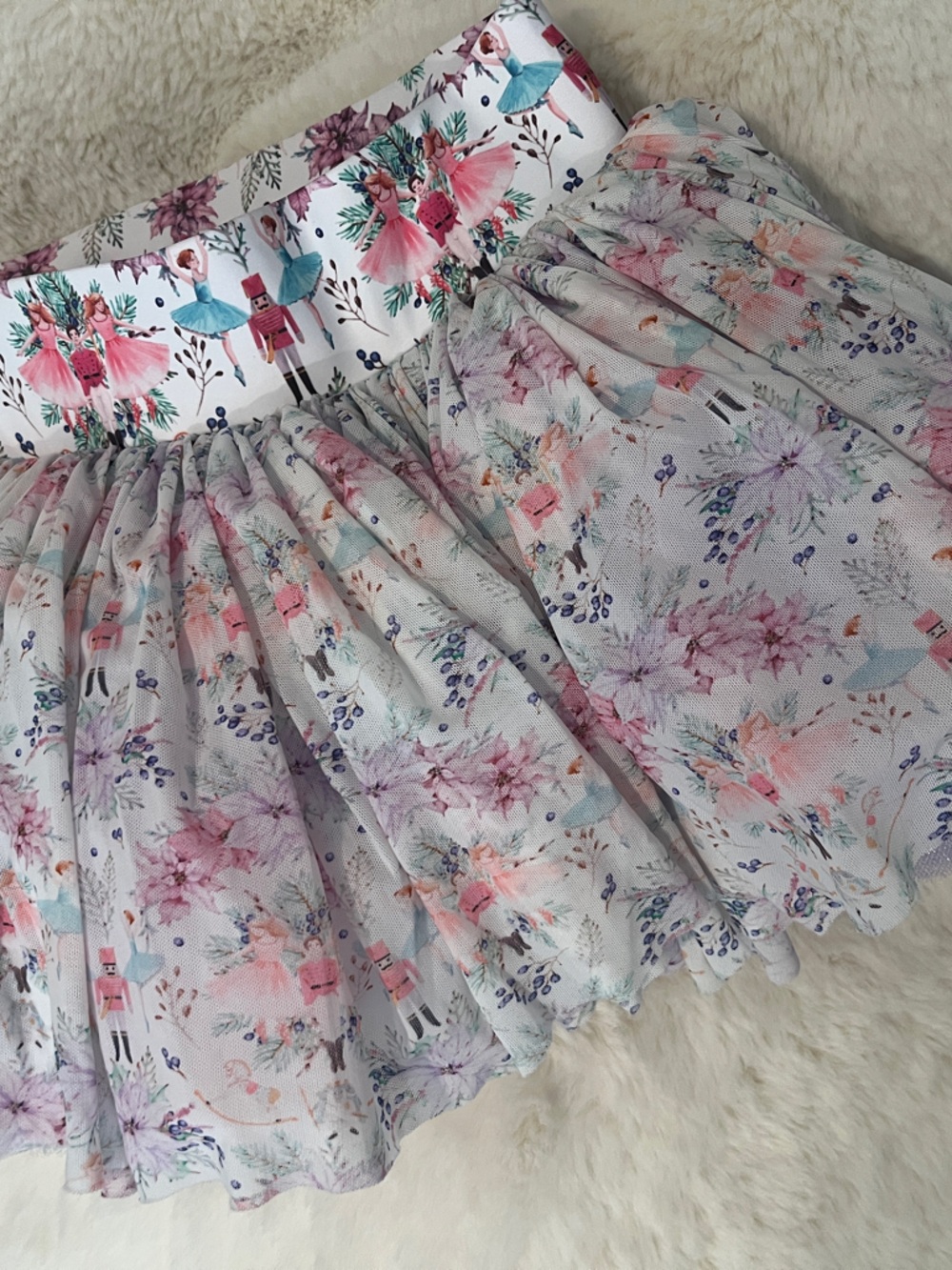 Girls' Pastel Ballerina Tulle Skirt Dance Costume